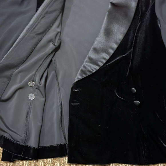 ALEX evenings, black velvet blouse, size S, great condition. - Picture 11 of 15